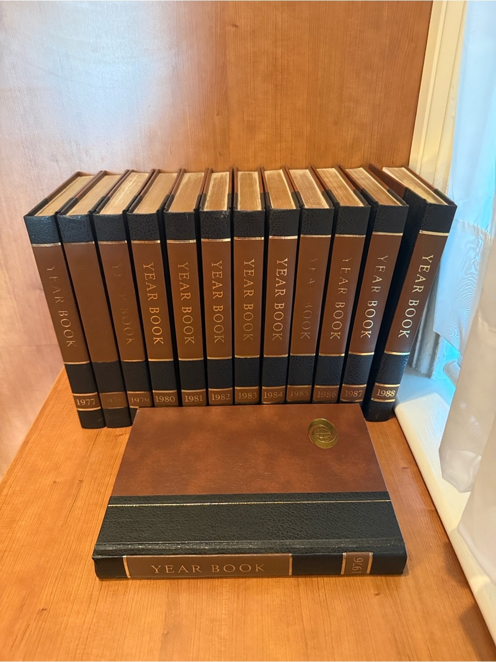 Vintage 1976 Year Book A Review of the events of 1975 -World Book Encyclopedia